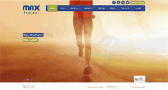 Desktop Screenshot of maxtrainer.com.br